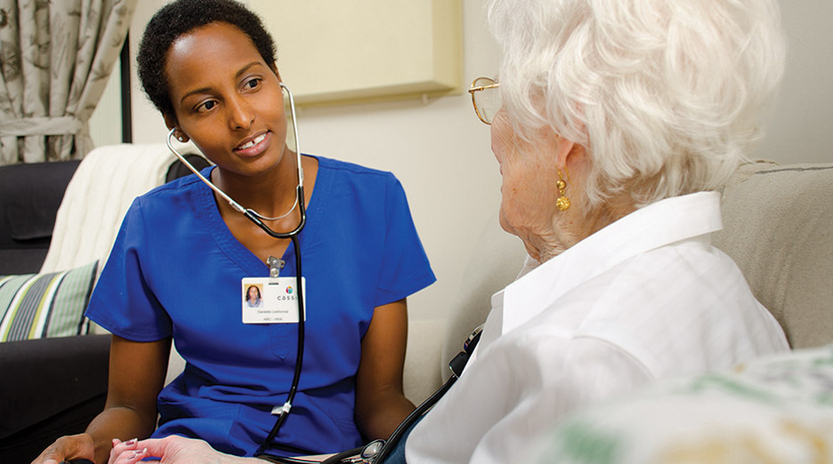 Nurse Daniella and resident